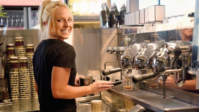 Barista is a job for students