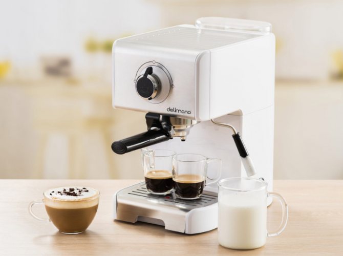 white carob coffee maker for home