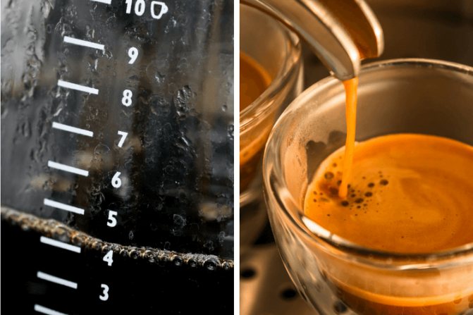 Эспрессо имеет больше кофеина, чем капельного кофе?