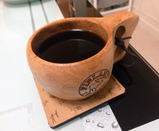 photo of a Finnish kuksa mug