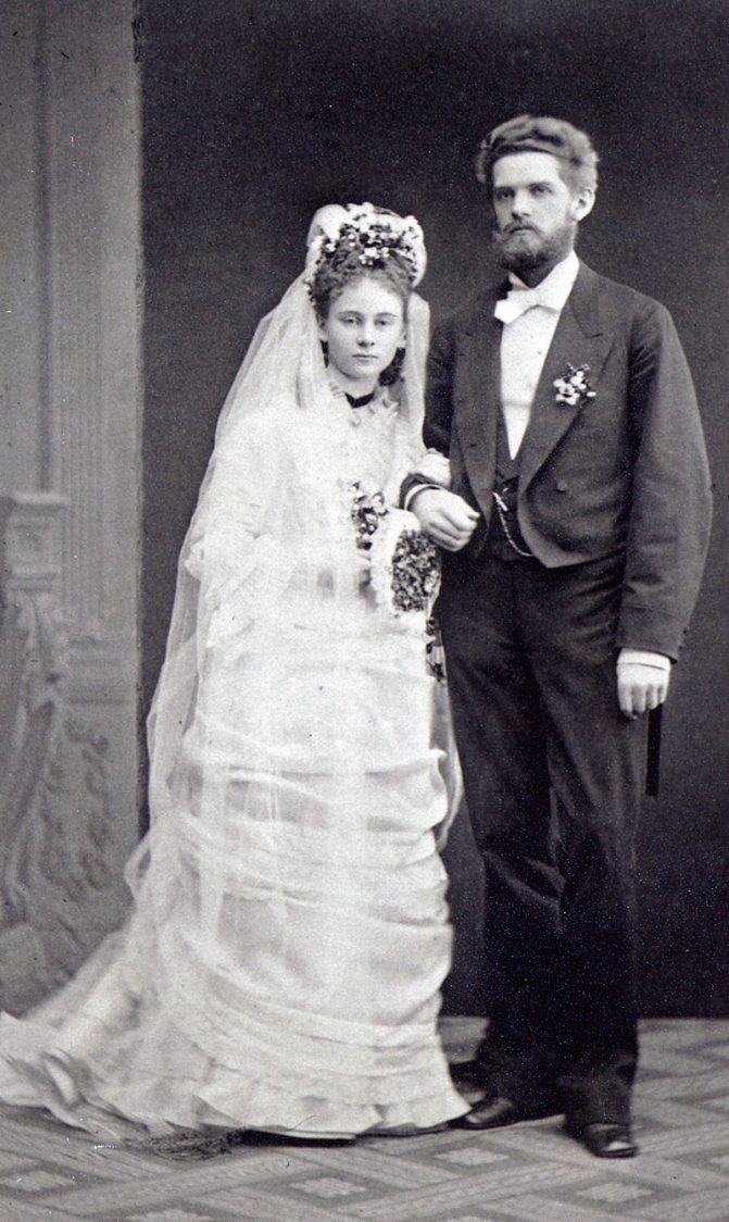 фото Густава Паулига и его жены Берты