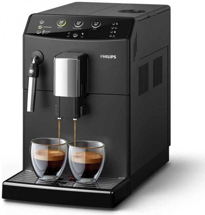 photo of a coffee machine with a Panarello nozzle
