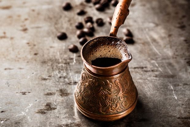 фото правильно заваренного кофе в турке