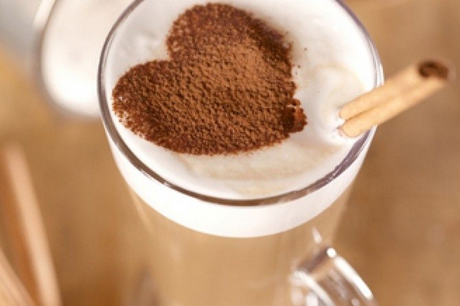 Photo of chocolate raf coffee.