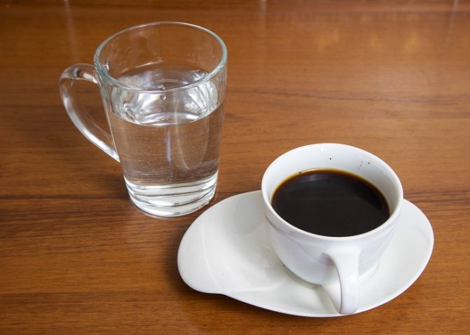 фото зачем нужна вода к кофе