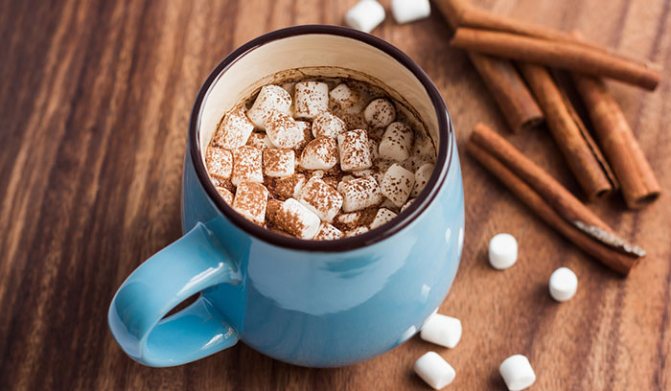What is the name of marshmallows in coffee?