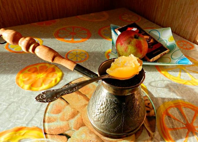 кофе с медом в турке