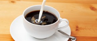 Кофе со сливками - калорийность с сахаром и без