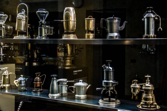 кофеварки из музея кофе
