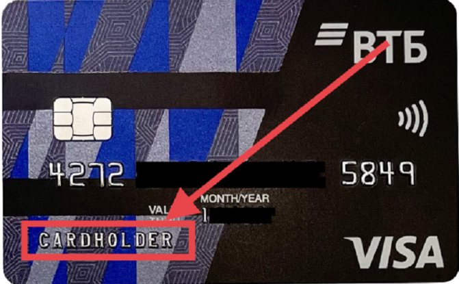 Unnamed VTB card