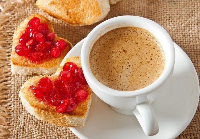 Train yourself to drink coffee only with breakfast to eliminate the negative stress on your stomach