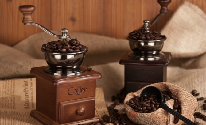 Manual coffee grinders