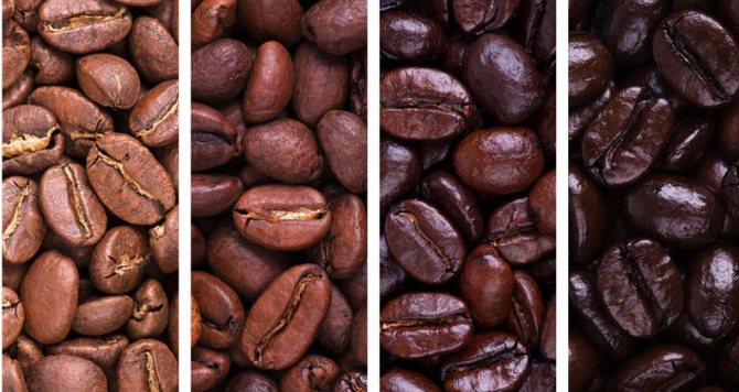 Types of coffee roasting