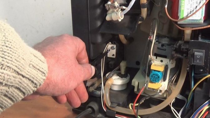 Replacing the temperature sensor