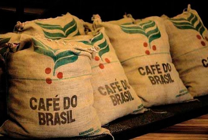 Зерновой кофе из бразилии